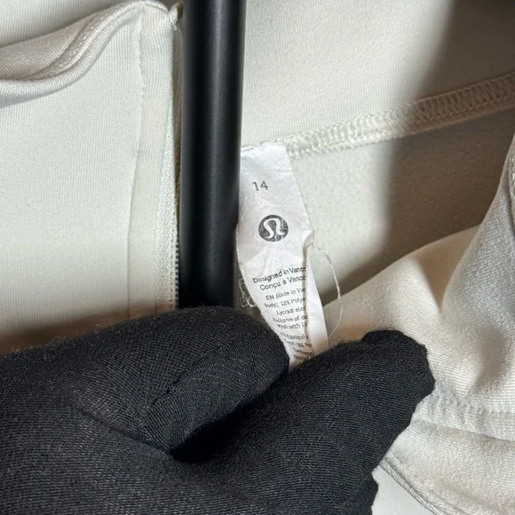 Lululemon Athletica Cream Quarter-Zip Pullover - Picture 4 of 4